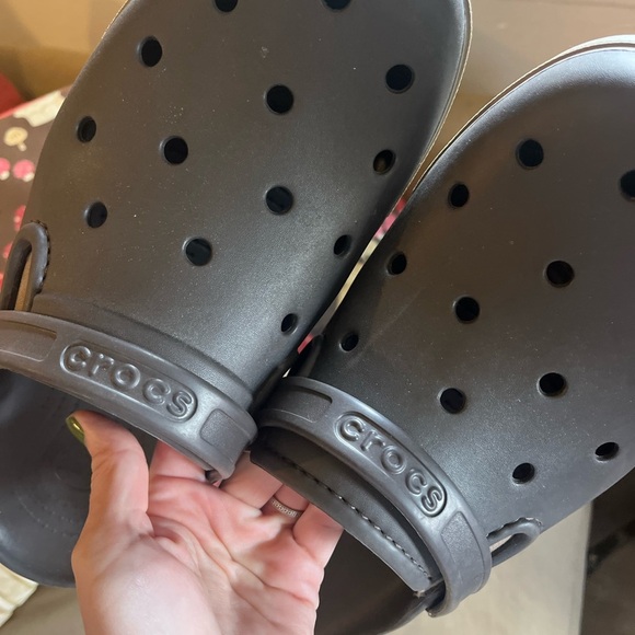 Crocs Gray Clogs - Picture 7 of 8